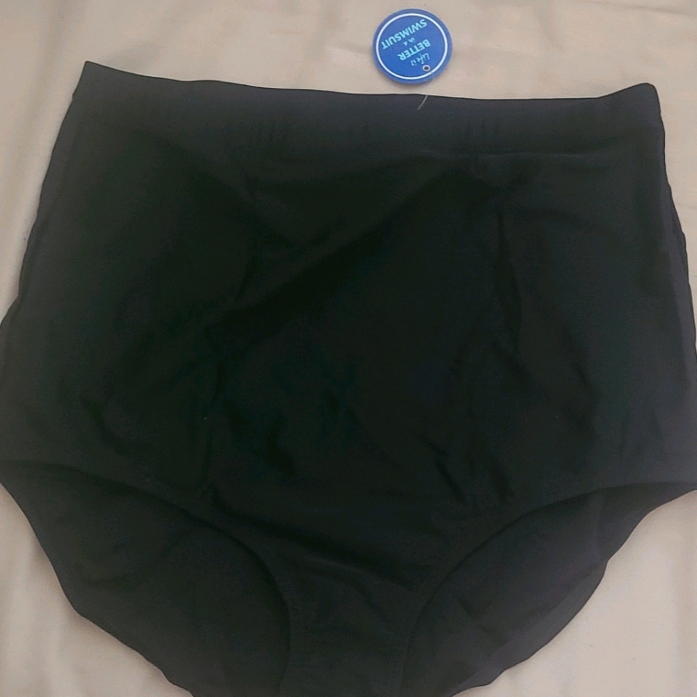 High waisted bikini bottom